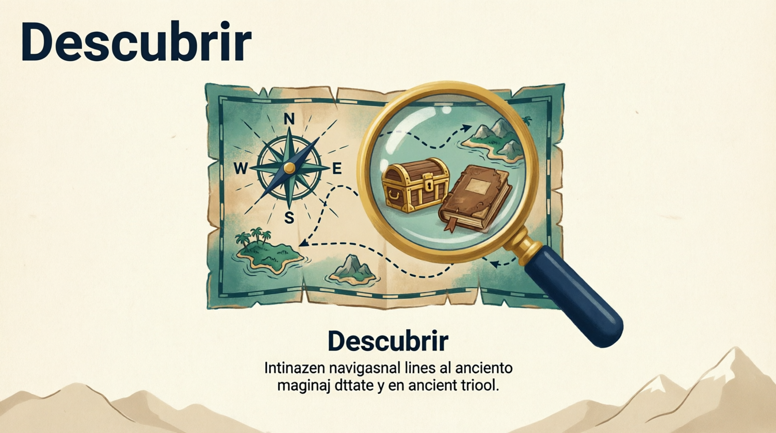 Niños descubriendo con lupa