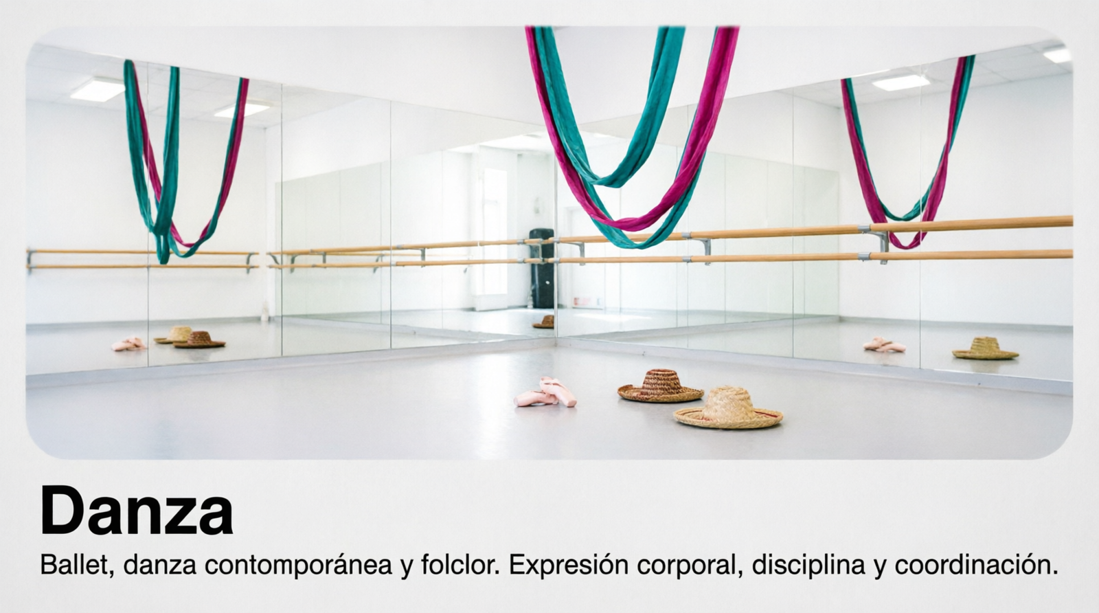 Niños en clase de danza