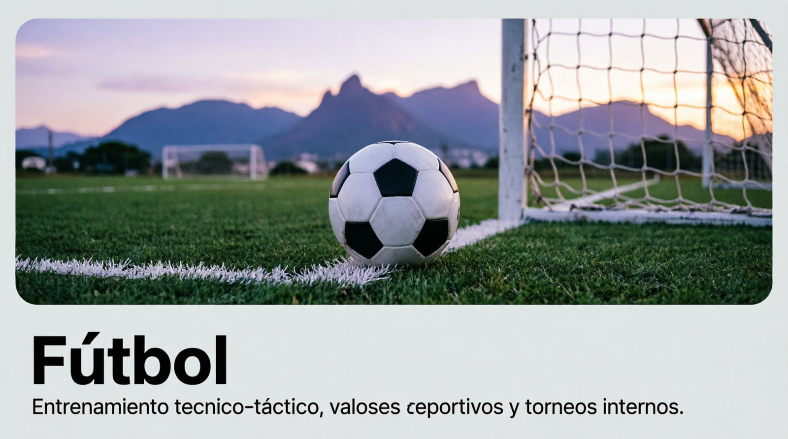 Niños jugando fútbol